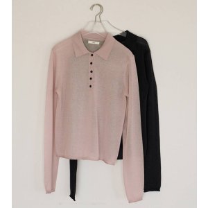 画像: シアーポロニット Sheer Polo Knit