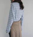 画像13: ボーダールーズロングTシャツ　Border Loose Long T-shirts