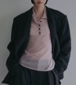 画像8: シアーポロニット　Sheer Polo Knit