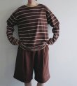 画像22: ボーダールーズロングTシャツ　Border Loose Long T-shirts
