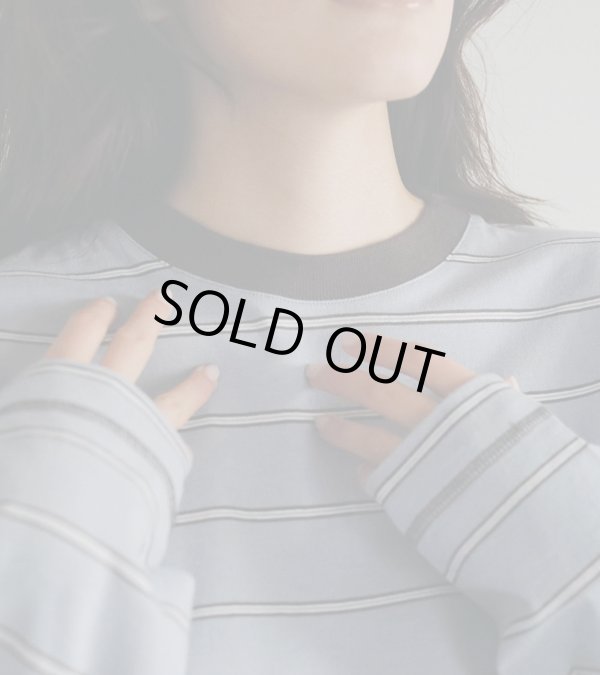 画像14: ボーダールーズロングTシャツ　Border Loose Long T-shirts