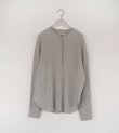 画像2: ワッフルルーズヘンリートップス　Waffle Loose Henleytops