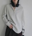 画像6: ワッフルルーズヘンリートップス　Waffle Loose Henleytops