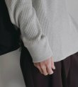 画像11: ワッフルルーズヘンリートップス　Waffle Loose Henleytops