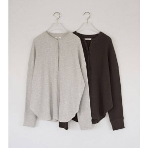 画像: ワッフルルーズヘンリートップス Waffle Loose Henleytops