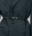 画像9: オーバルバックルナローベルト　Oval Backle Narrow Belt
