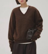 画像: ウールカシミアVネックニット　Woolcashmere Vneck Knit