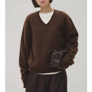 画像: ウールカシミアVネックニット Woolcashmere Vneck Knit