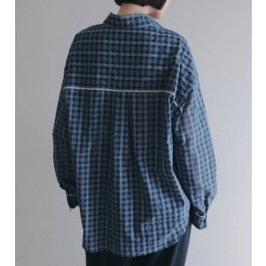 画像: シアーチェックオーバーシャツ　Sheercheck Over Shirts