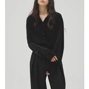 画像: ラウンドヘムベロアシャツ Roundhem Velour Shirts
