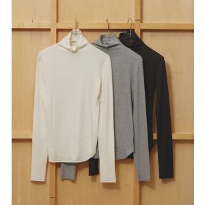 画像: ソフトフライスタートルネックトップス Soft Fraise Turtleneck Tops