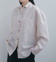画像18: オープンカラーストライプシャツ　Opencollar Stripe Shirts