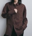 画像23: オープンカラーストライプシャツ　Opencollar Stripe Shirts