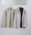 画像1: オープンカラーストライプシャツ　Opencollar Stripe Shirts