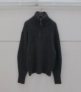 画像: ハーフジップリブニット　Halfzip Rib Knit