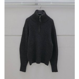画像: ハーフジップリブニット Halfzip Rib Knit