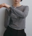 画像6: シアーボーダーロングTシャツ　Sheer Border Long T-shirts