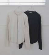 画像: ジャガードリブフロントホックトップス　Jacquardrib Fronthook Tops