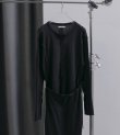 画像3: ジャガードラップワンピース　Jacquardrib Wrap Onepiece