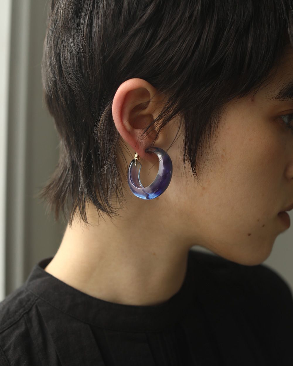 画像3: グラデーションフープイヤリング　Gradation Hoop Earring