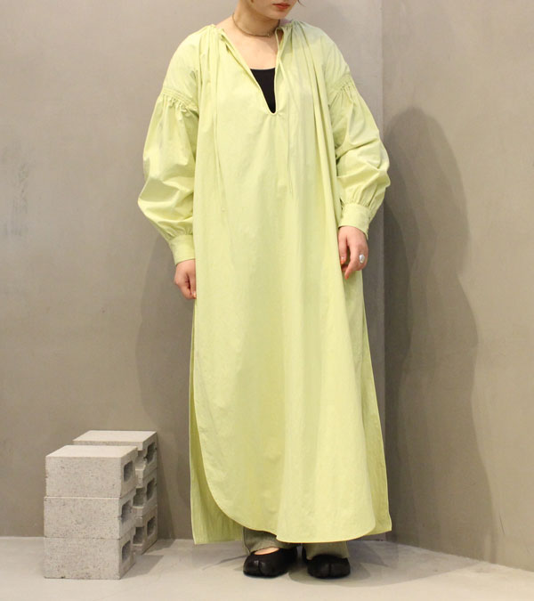 画像1: 40%OFF！ギャザーカフタンドレス　Gather Caftan Dress《セール商品につき返品不可》