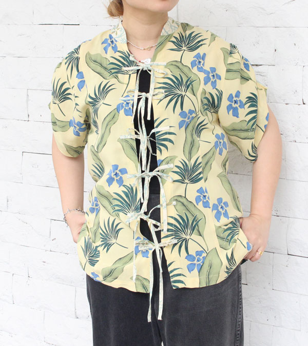 画像1: 40%OFF！ギャザーショルダーチャイナトップ　circa make  gather shoulder china top《セール商品につき返品不可》
