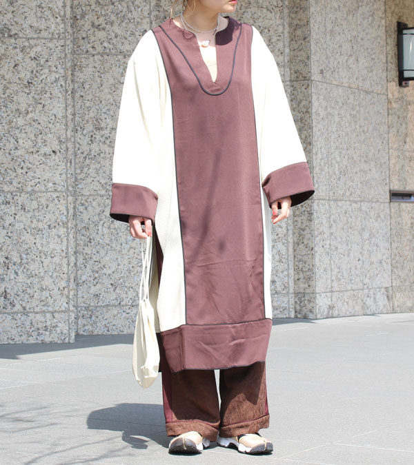 画像1: 30%OFF！カフタンリブドレス　Caftan Rib Dress《セール商品につき返品不可》