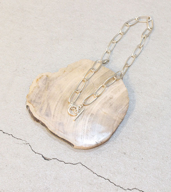オーバルチェーンネックレス Oval Chain Necklace (Silver925