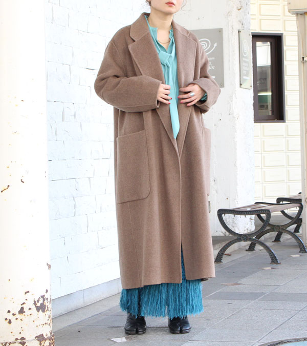 画像1: ウールオーバーコート　Wool Over Coat