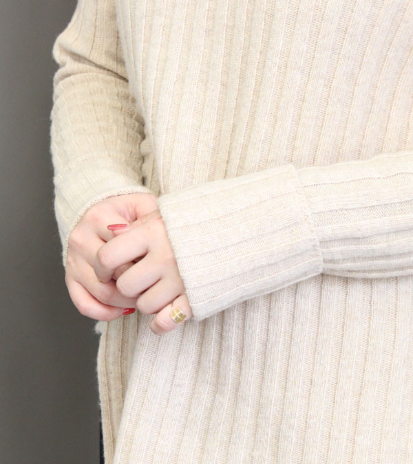 画像7: 40%OFF！ラムウールリブニットハイネックプルオーバー《セール商品につき返品不可》