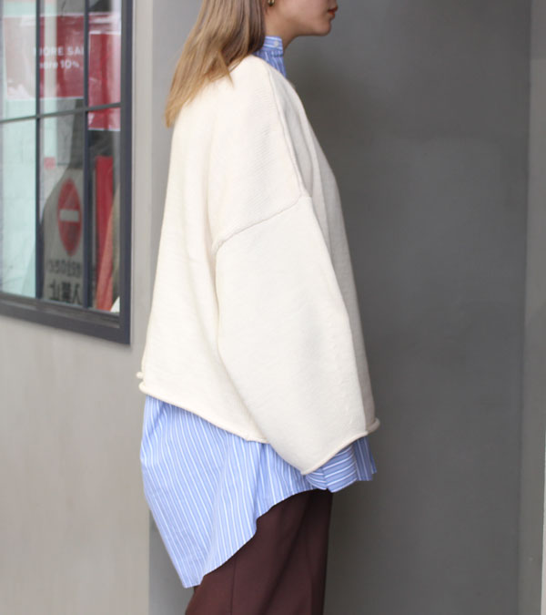 %OFF！ボートネックオーバーニット Boatneck Over Knit《セール商品