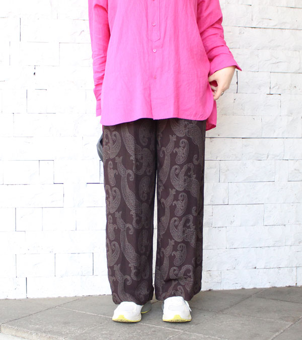 20%OFF！ペイズリーラフパンツ Paisley Rough Pants《セール商品につき