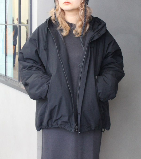 todayful Hoodie Puff Jacket BLK 38 TODAYFUL/PREFALLご予約お