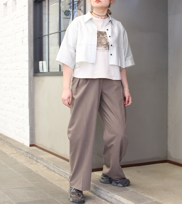 画像15: ツイルワイドトラウザーズ　Twill Wide Trousers