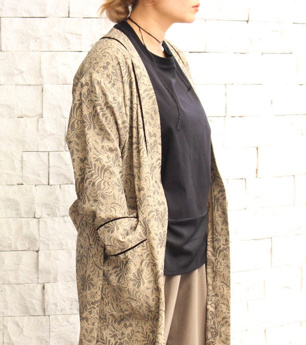 todayful ジャガードパイピングガウン　36 ジャガードパイピングガウン Jacquard Piping Gown/TODAYFUL