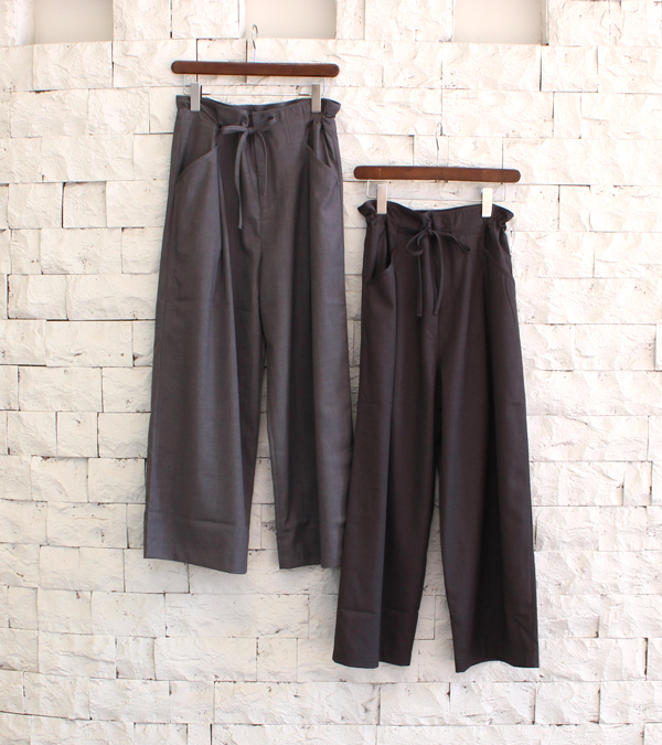画像1: ドローストリングウォーターリペレントパンツ　Drawstring Waterrepellent Pants