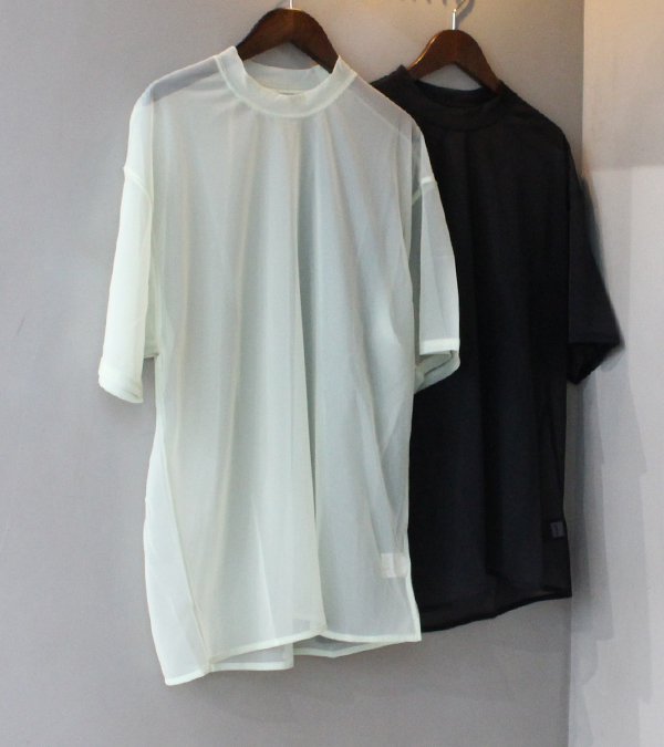 画像1: 20%OFF！ハーフスリーブシアーティーシャツ　Halfsleeve Sheer T-shirts《セール商品につき返品不可》