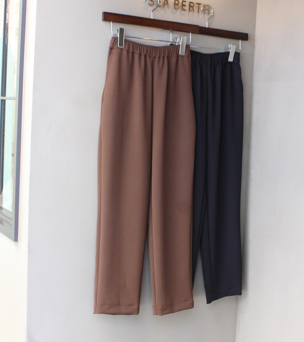 画像23: ストレッチドビーテーパードギャザーパンツ