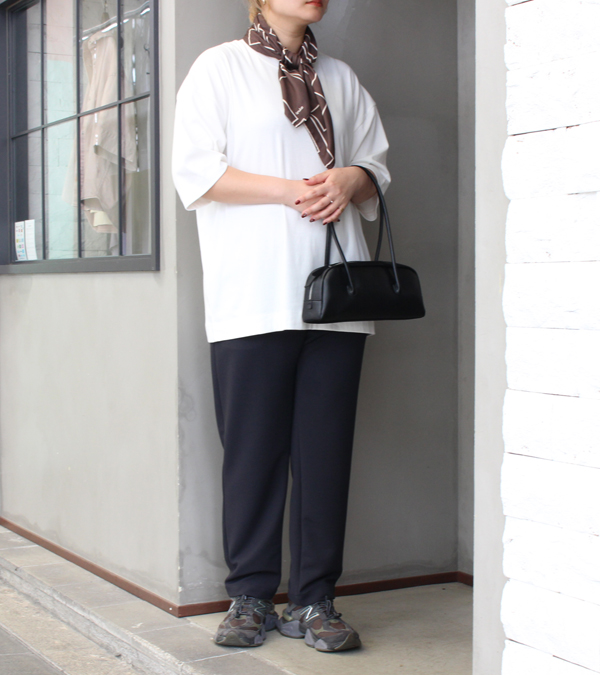 画像11: ストレッチドビーテーパードギャザーパンツ