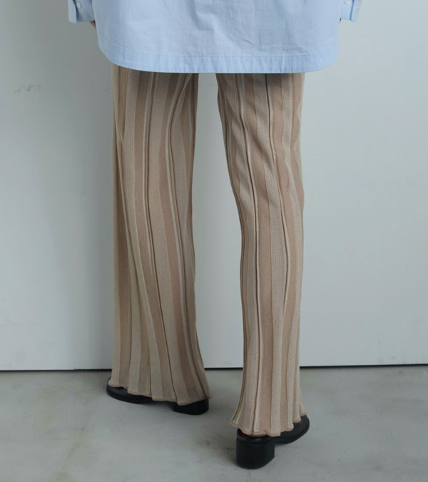 画像9: ストライプニットパンツ　Stripe Knit Pants