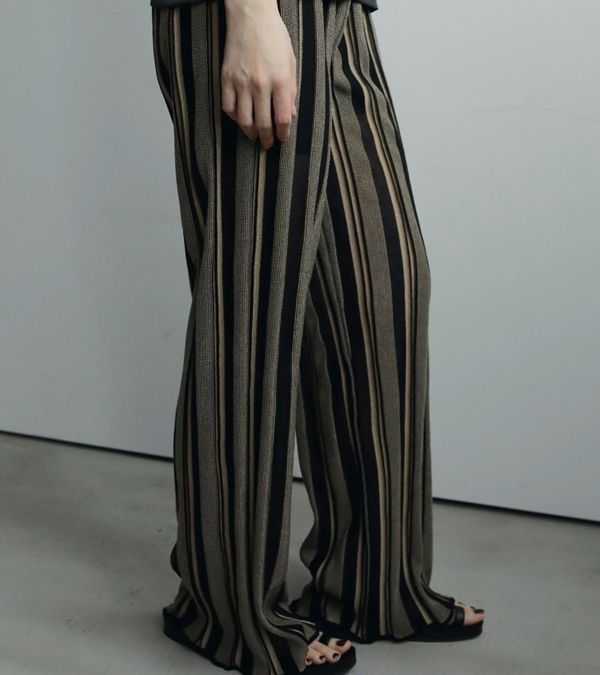 画像13: ストライプニットパンツ　Stripe Knit Pants