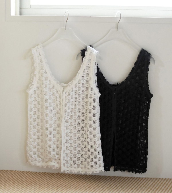画像2: レーススリーブレストップス　Lace Sleeveless Tops