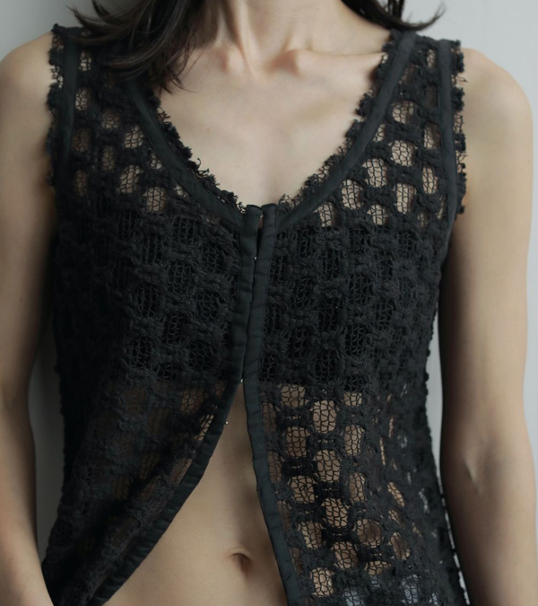 画像20: レーススリーブレストップス　Lace Sleeveless Tops