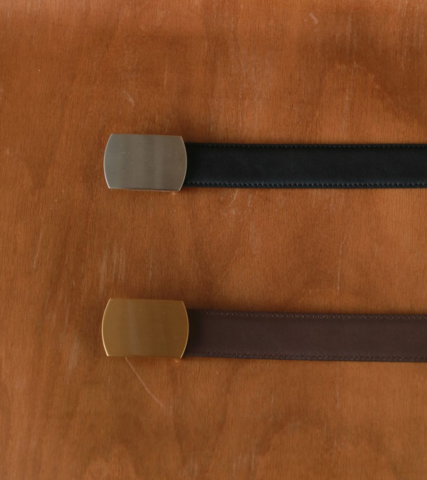 画像1: リバーシブルプレートベルト　Reversible Plate Belt