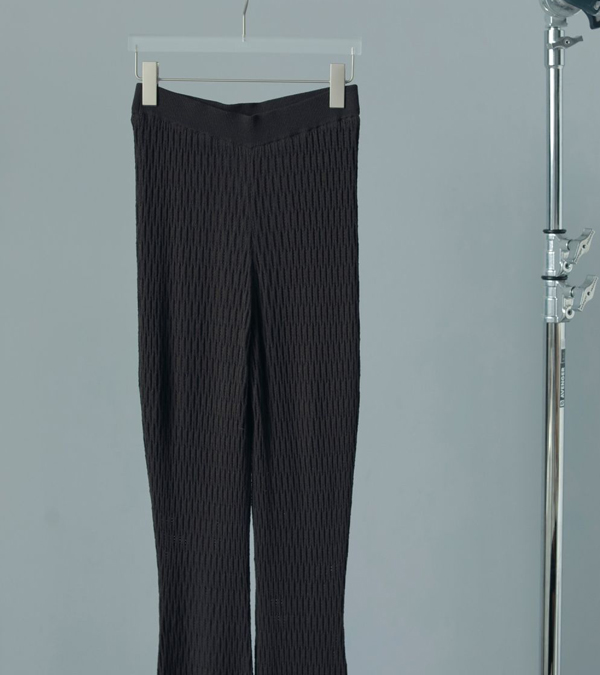 画像2: ニットフレアレギンス　Knit Flare Leggings