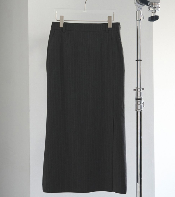 画像3: ヘザーストレッチミドルスカート　Heather Stretch Middleskirt