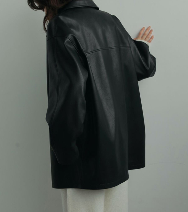 画像16: エコレザーオーバージャケット　Ecoleather Over Jacket