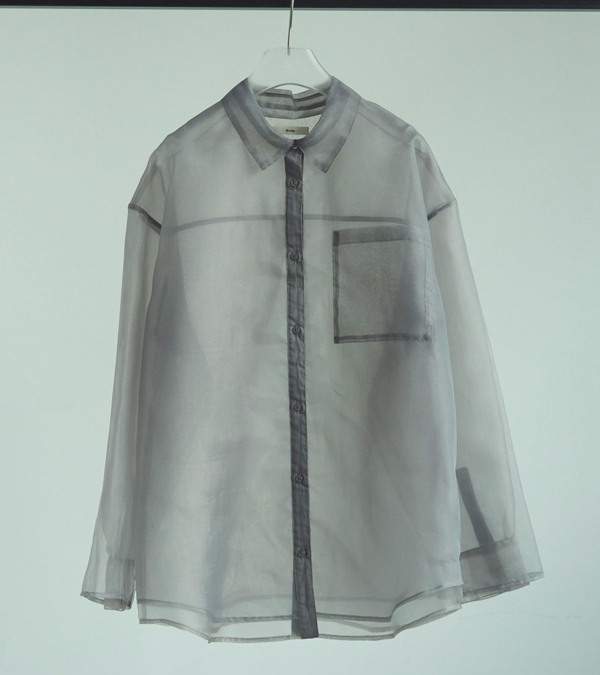 画像4: シアーレイヤードシャツ　Sheer Layered Shirts
