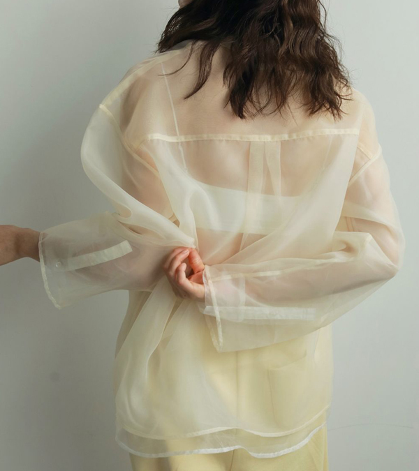 画像10: シアーレイヤードシャツ　Sheer Layered Shirts