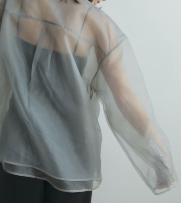 画像15: シアーレイヤードシャツ　Sheer Layered Shirts